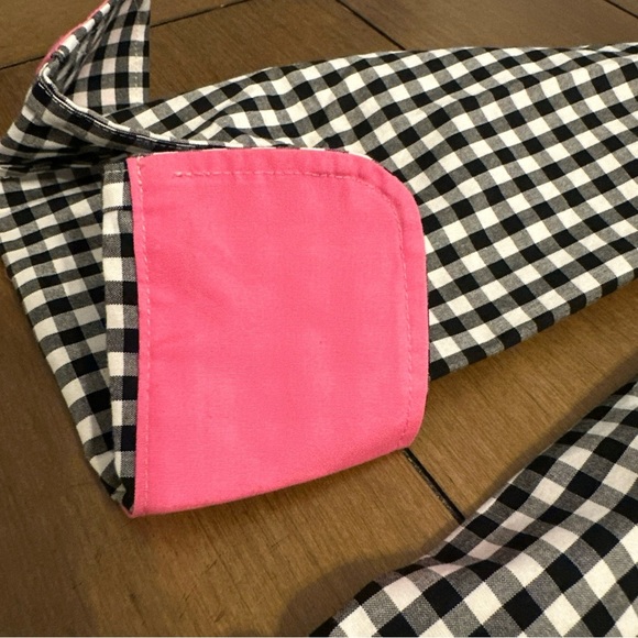Lauren Ralph Lauren Womens Size 12 Gingham Flip Cuff Peplum Button-Up Shirt - Picture 4 of 14